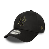 New York Yankees sapka, CSAPAT KÖRVONAL, New Era, 9FORTY, körvonal, fekete - FansBRANDS® - HU