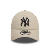New York Yankees sapka, fekete logó, New Era, 9TWENTY, basic, bézs - FansBRANDS® - HU
