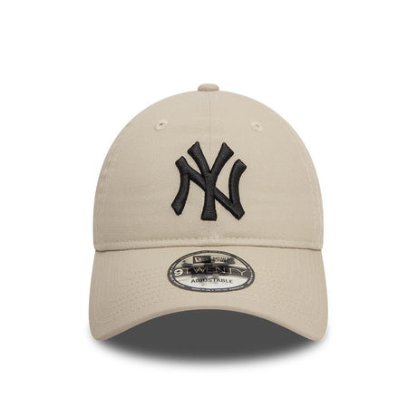 New York Yankees sapka, fekete logó, New Era, 9TWENTY, basic, bézs - FansBRANDS® - HU