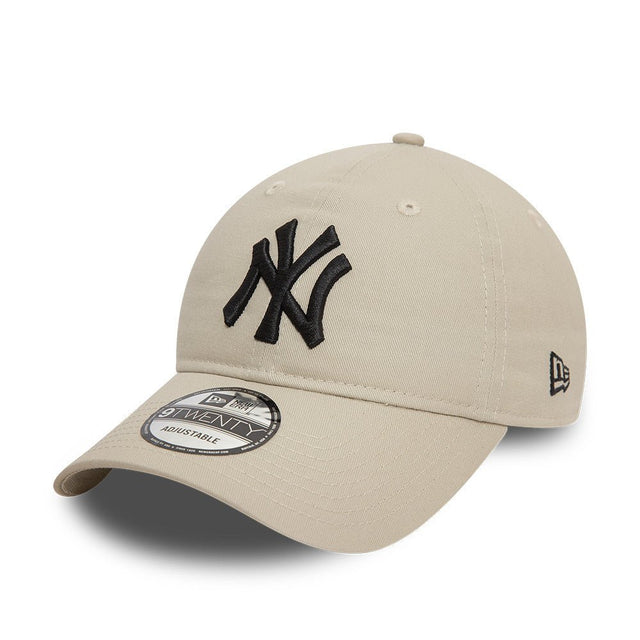 New York Yankees sapka, fekete logó, New Era, 9TWENTY, basic, bézs - FansBRANDS® - HU