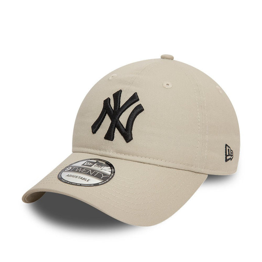 New York Yankees sapka, fekete logó, New Era, 9TWENTY, basic, bézs - FansBRANDS® - HU