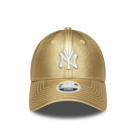 New York Yankees sapka, fémes kitűző, New Era, 9FORTY, női, arany - FansBRANDS® - HU