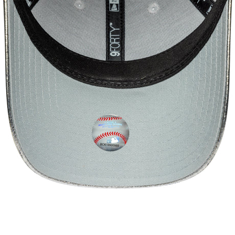 New York Yankees sapka, fémes, New Era, 9FORTY, női, ezüst - FansBRANDS® - HU