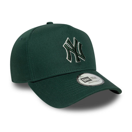 New York Yankees sapka, körvonalas keret, New Era, 9FORTY, egyszínű, zöld - FansBRANDS® - HU