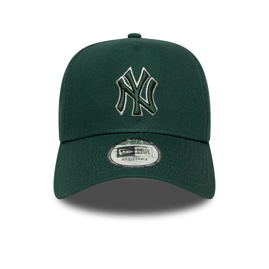 New York Yankees sapka, körvonalas keret, New Era, 9FORTY, egyszínű, zöld - FansBRANDS® - HU