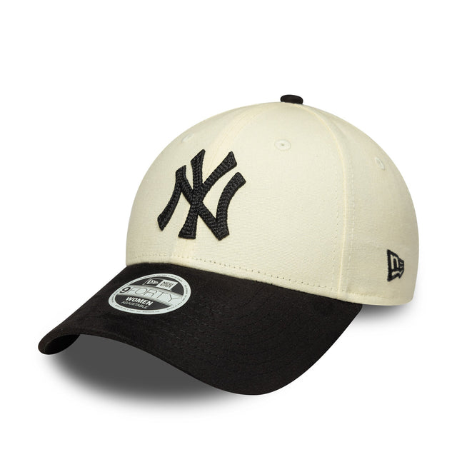 New York Yankees sapka, művelúr, New Era, 9FORTY, bézs - fekete - FansBRANDS® - HU