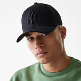 New York Yankees sapka, New Era, 39THIRTY, basic, teljes fekete - FansBRANDS® - HU