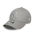 New York Yankees sapka, New Era, 9FORTY, feltűnő kontúr, szürke - FansBRANDS® - HU