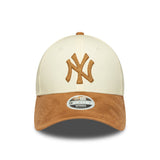 New York Yankees sapka, női, mű velúr, 9FORTY, bézs - FansBRANDS® - HU