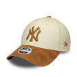 New York Yankees sapka, női, mű velúr, 9FORTY, bézs - FansBRANDS® - HU