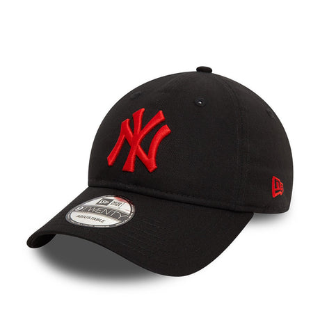 New York Yankees sapka, piros logó, New Era, 9TWENTY, basic, fekete - FansBRANDS® - HU