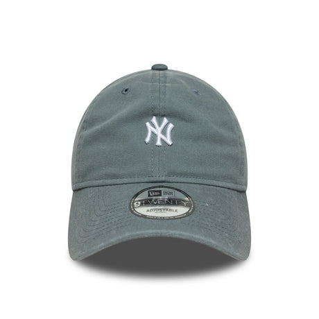 New York Yankees sapka, washed mini logóval, New Era, 9TWENTY, szürke - FansBRANDS® - HU