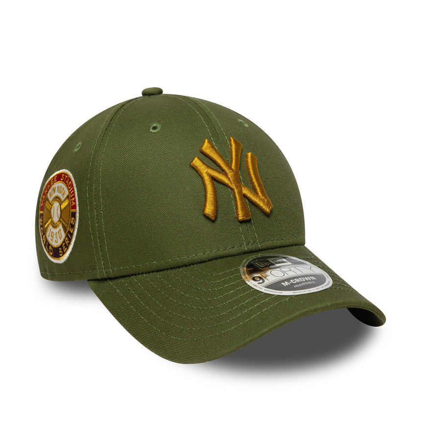New York Yankees sapka, WS - felvarró, New Era, 9FORTY, folt, zöld - FansBRANDS® - HU