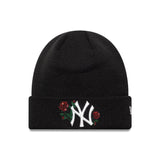 New York Yankees téli sapka, pailettes rózsa, női New Era, fekete - FansBRANDS® - HU