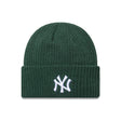 New York Yankees téli sapka, széles bordázott mandzsettával, New Era, zöld - FansBRANDS® - HU
