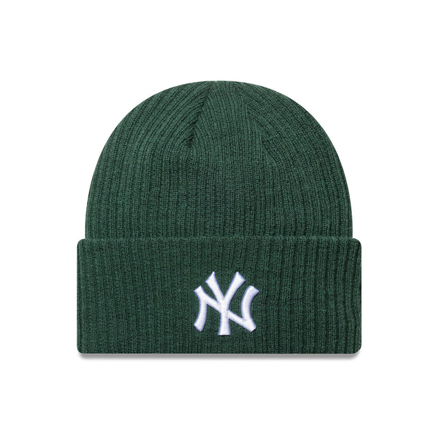 New York Yankees téli sapka, széles bordázott mandzsettával, New Era, zöld - FansBRANDS® - HU