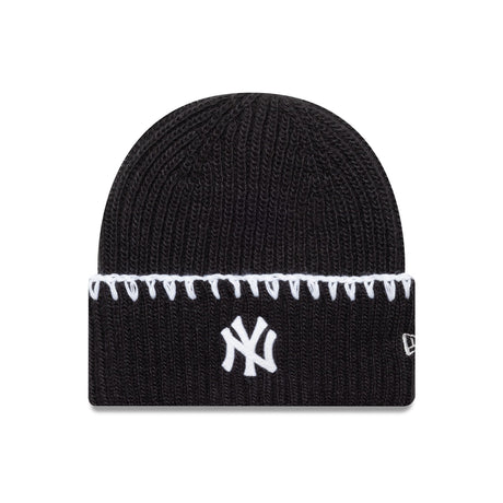 New York Yankees téli sapka, vastag varrású, New Era, fekete - FansBRANDS® - HU