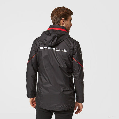 Porsche Csapat Esőkabát, Fekete, 2022 - FansBRANDS®