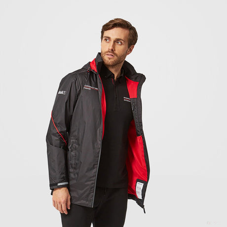 Porsche Csapat Esőkabát, Fekete, 2022 - FansBRANDS®