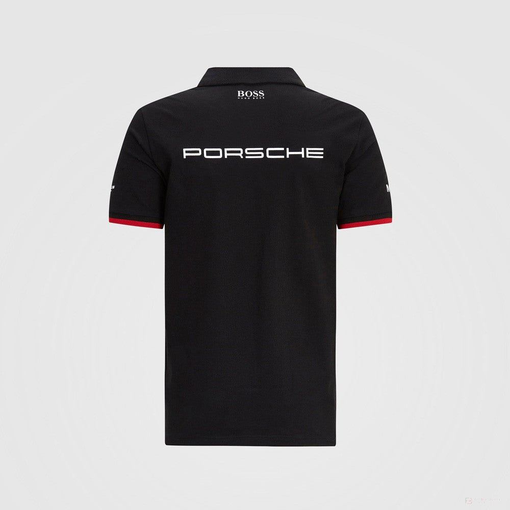 Porsche Galléros Póló, Team, Fekete, 2022 - FansBRANDS®