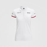 Porsche Női Galléros Póló, Team, Fehér, 2022 - FansBRANDS®