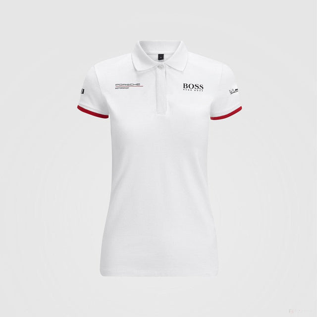 Porsche Női Galléros Póló, Team, Fehér, 2022 - FansBRANDS®