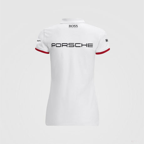 Porsche Női Galléros Póló, Team, Fehér, 2022 - FansBRANDS®