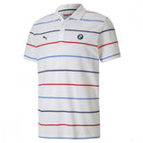 Puma BMW MMS galléros póló, csíkos, fehér - FansBRANDS® - HU