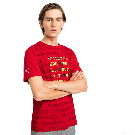 Puma Ferrari Big Shield Környakú Póló - FansBRANDS®