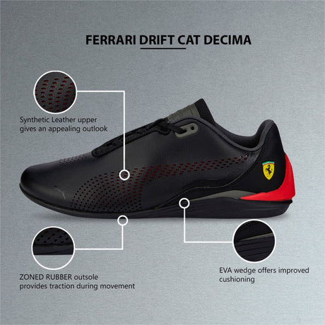 Puma Ferrari cipő, Drift Cat Decima, fekete, 2022 - FansBRANDS®