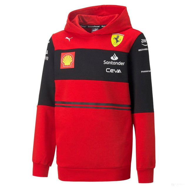 Puma Ferrari Gyerek Csapat Pulóver, Piros, 2022 - FansBRANDS® - HU