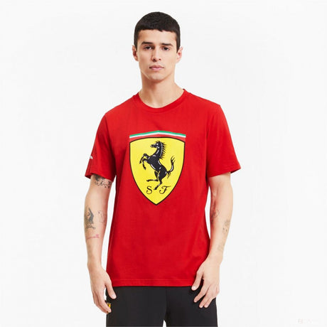 Puma Ferrari Race Big Shield+ Környakú Póló - FansBRANDS®