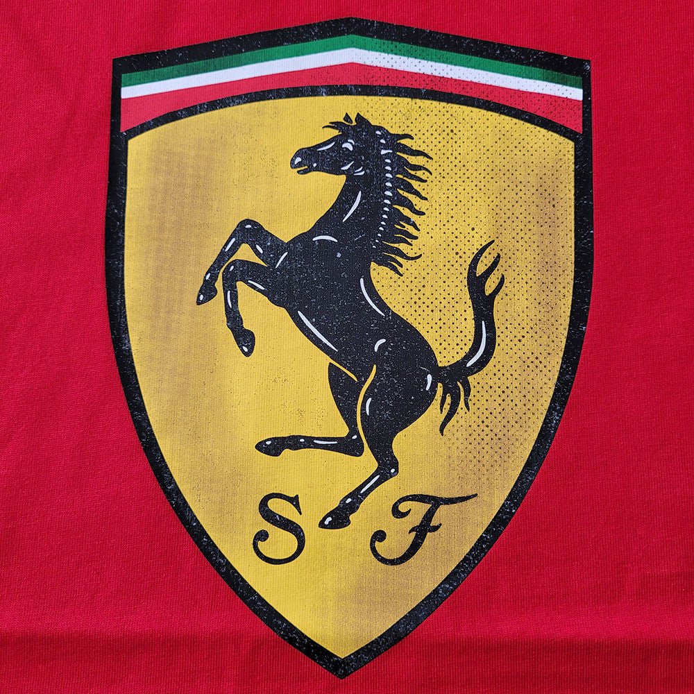 Puma Ferrari Race Big Shield Környakú Póló - FansBRANDS®