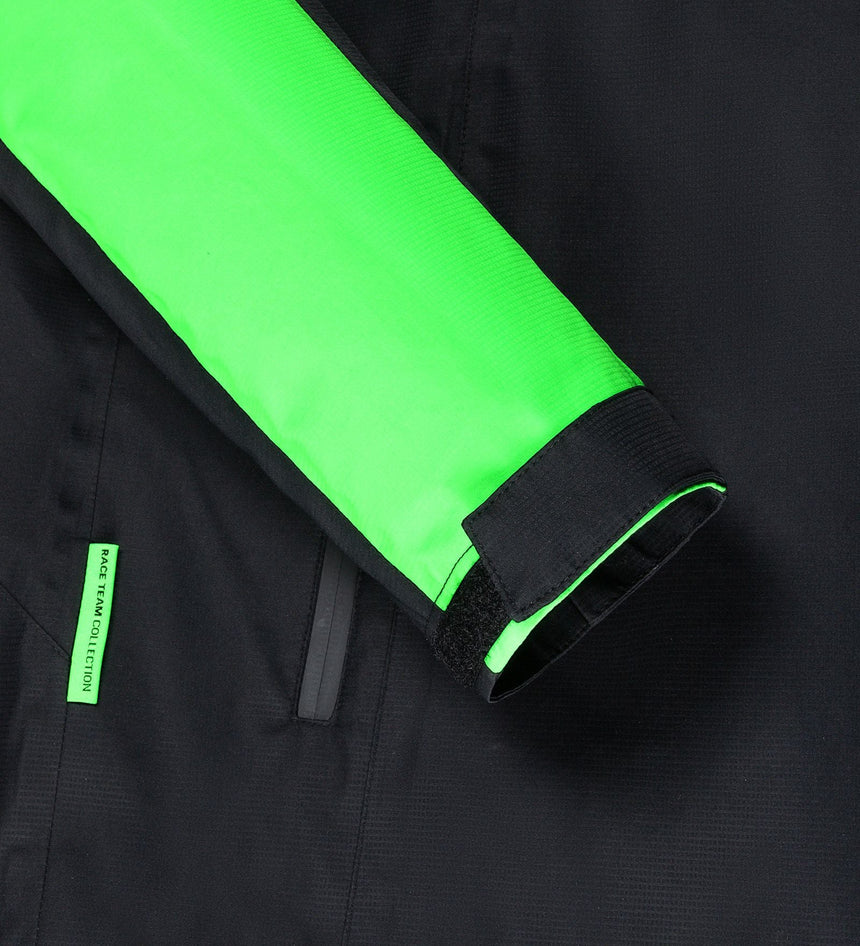 Kick Sauber kabát, CODE ZERO, csapat, vizlepergető, fekete, 2024