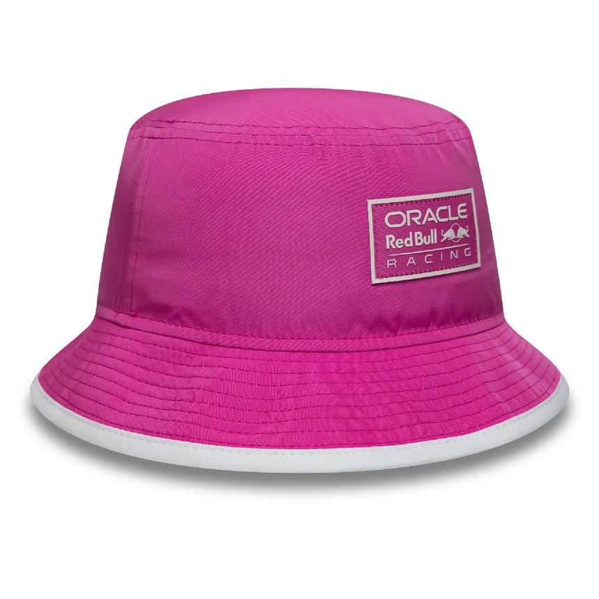 Rózsaszín bucket sapka, Oracle felirattal