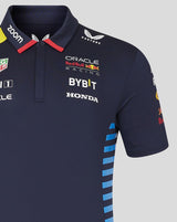 Red Bull galléros póló, Castore, csapat, kék, 2024 - FansBRANDS®