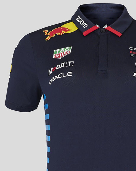 Red Bull galléros póló, Castore, csapat, női, kék, 2024 - FansBRANDS®