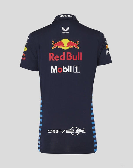 Red Bull galléros póló, Castore, csapat, női, kék, 2024 - FansBRANDS® - HU