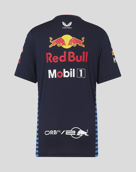 Red Bull környakú póló, Castore, csapat, gyerek, kék, 2024 - FansBRANDS®