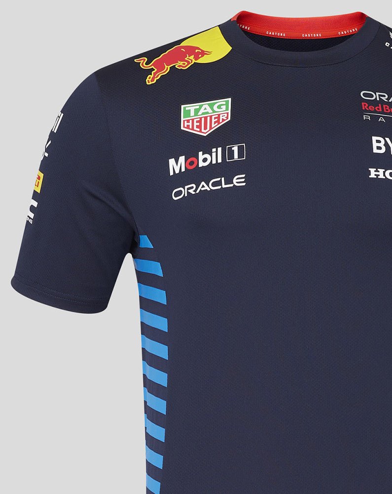 Red Bull környakú póló, Castore, csapat, kék, 2024 - FansBRANDS®