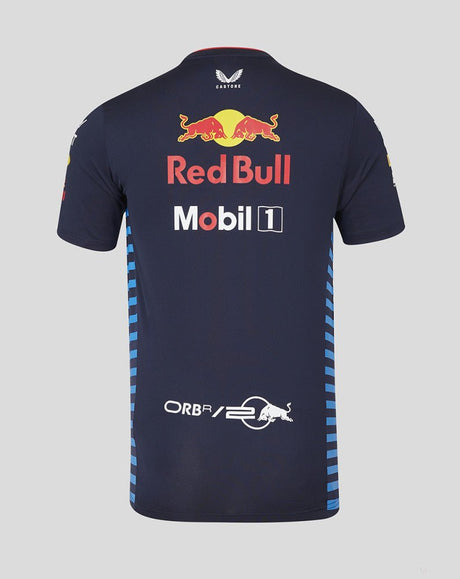 Red Bull környakú póló, Castore, csapat, kék, 2024 - FansBRANDS®