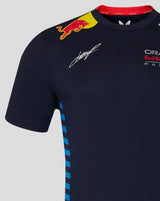 Red Bull környakú póló, Castore, Sergio Pérez, kék, 2024 - FansBRANDS® - HU
