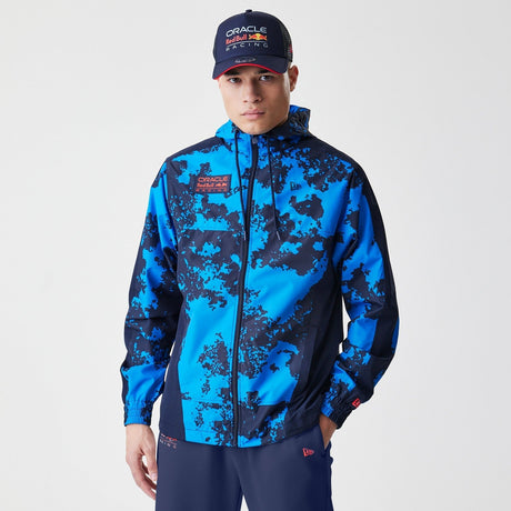 Red Bull Racing dzseki, windrunner, New Era, kamuflázs, kék - FansBRANDS® - HU