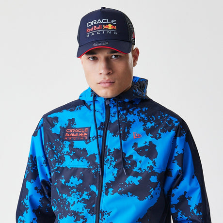Red Bull Racing dzseki, windrunner, New Era, kamuflázs, kék - FansBRANDS® - HU