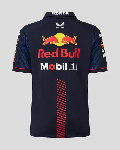 Red Bull Racing galléros póló, Max Verstappen, gyerek, kék, 2022 - FansBRANDS®