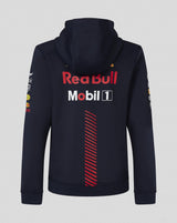 Red Bull Racing kapucnis pulóver, full cipzáros, csapat, gyerek, kék, 2023 - FansBRANDS®