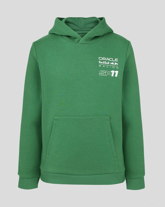 Red Bull Racing kapucnis pulóver, Sergio Pérez, OP3, gyerek, zöld - FansBRANDS® - HU