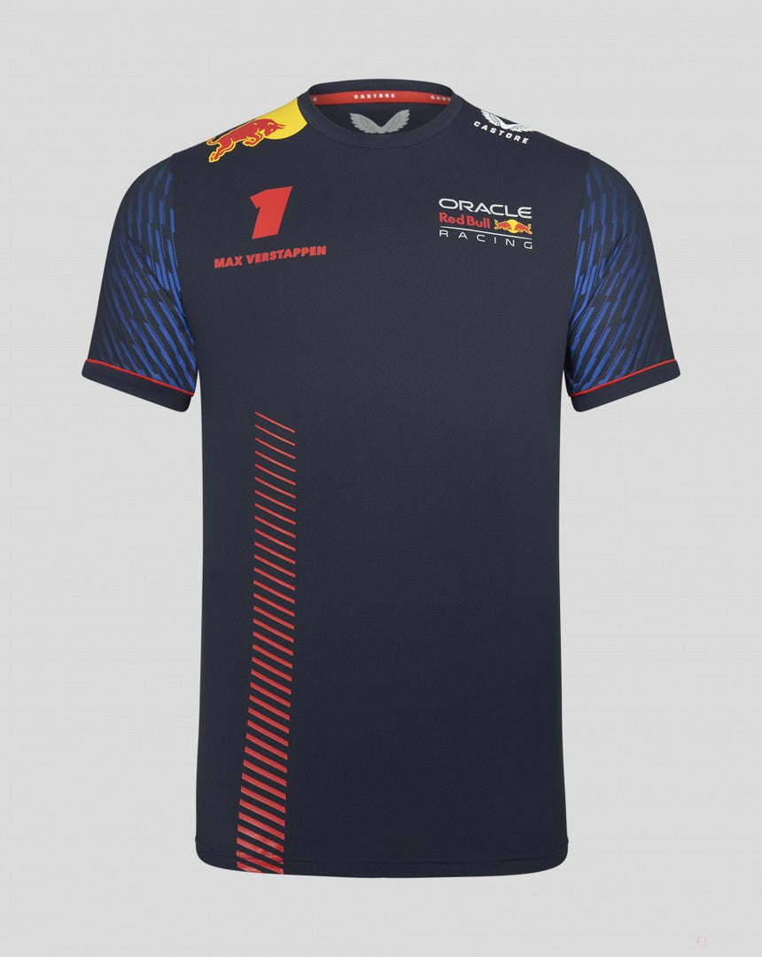 Red Bull Racing környakú póló, Max Verstappen, kék, 2023 - FansBRANDS®