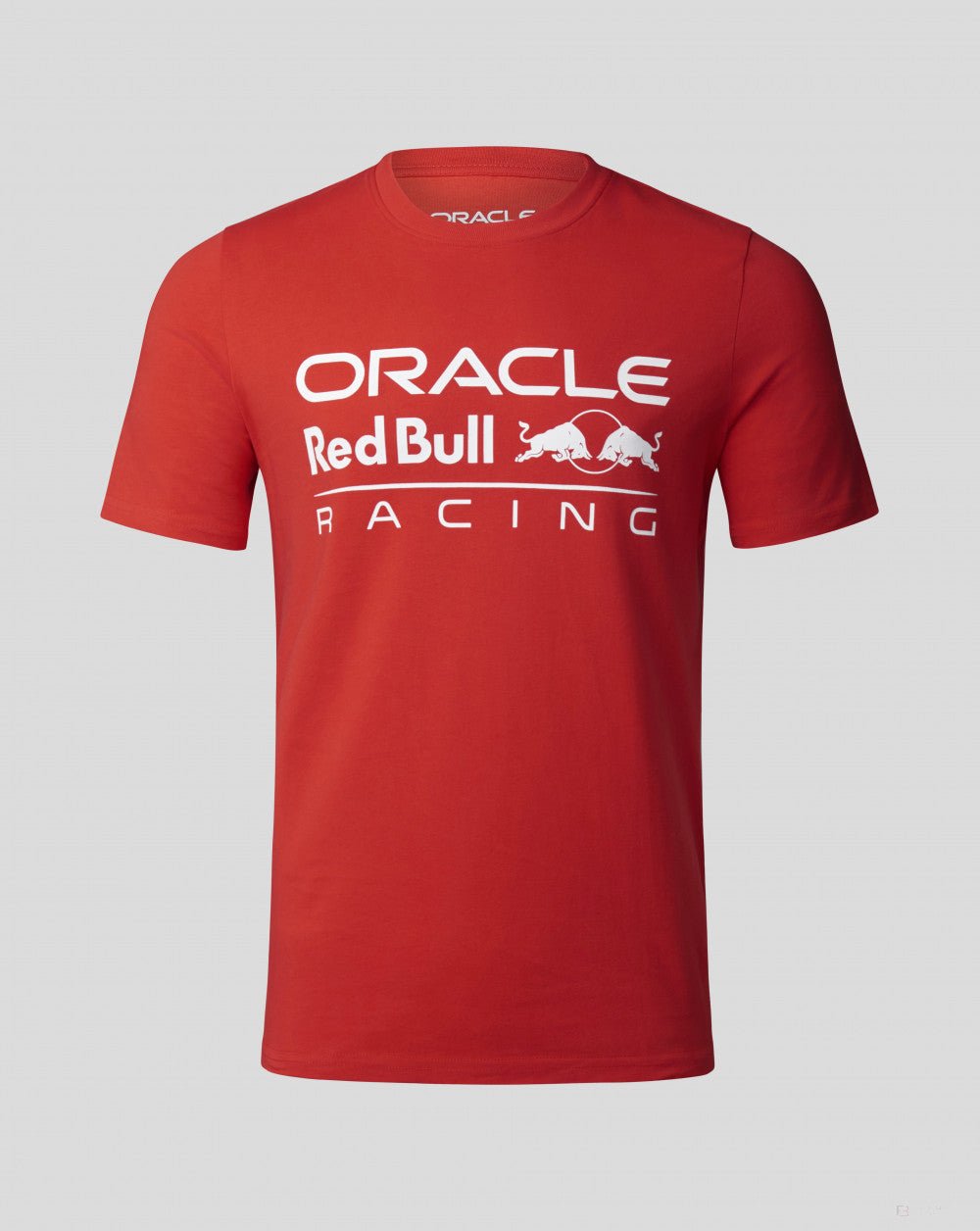 Red Bull Racing környakú póló, nagy logó, piros - FansBRANDS®