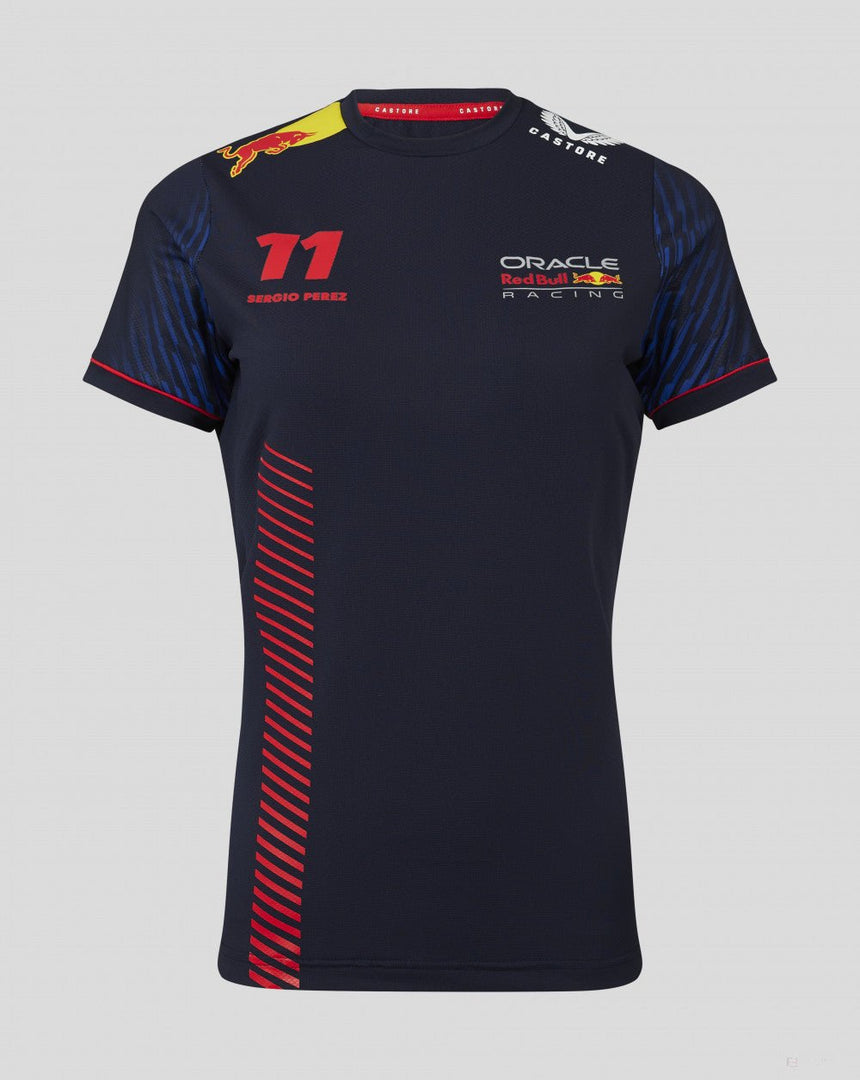 Red Bull Racing környakú póló, Sergio Perez, női, kék, 2023 - FansBRANDS®